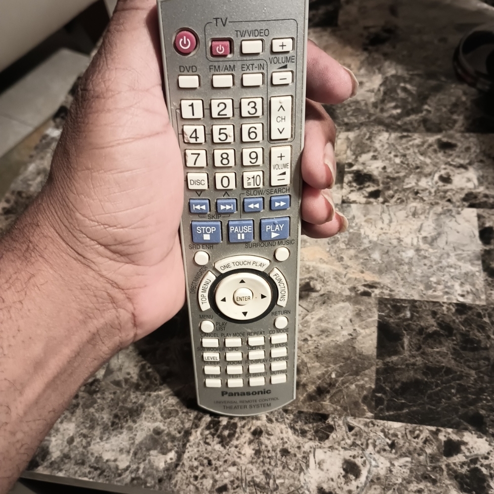 PANASONIC Silver Universal Remote Control Theatre System Wireless EUR7662Y30